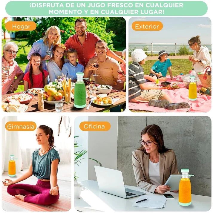 LICUADORA RECARGABLE PORTATIL USB