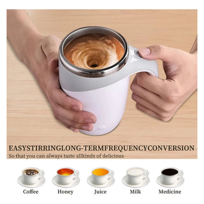 Taza Mezcladora Magnetica Recargable